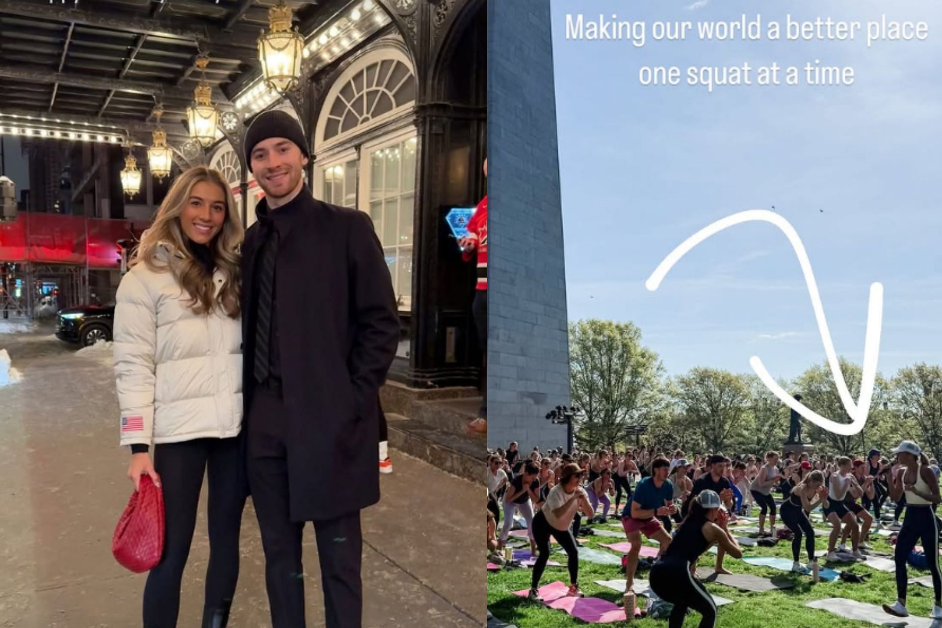 Swayman celebrating Alessandra's special day (IG/jswayman1)
